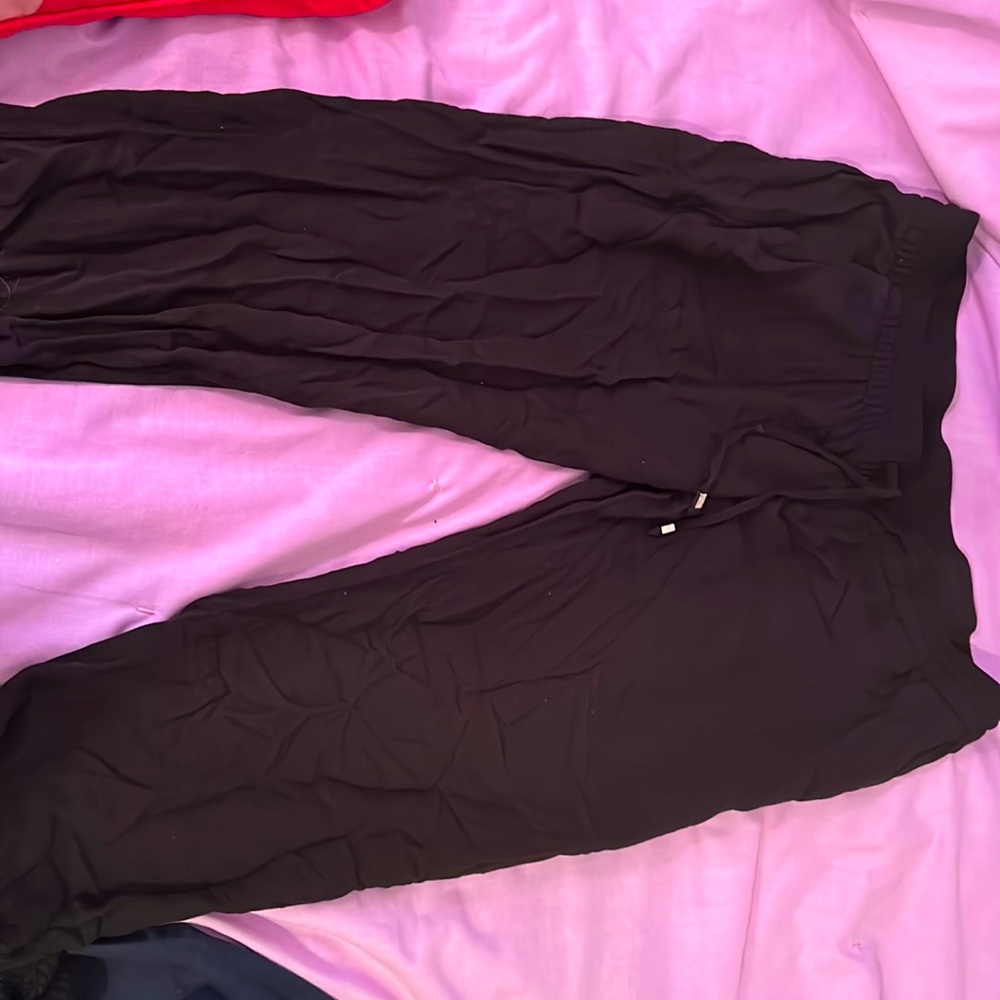 Black Drawstring Pants